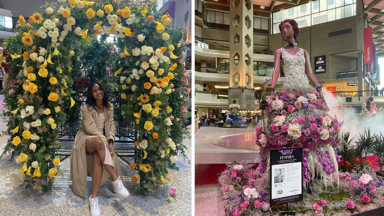 L'exposition Fleurs de Villes à Québec.