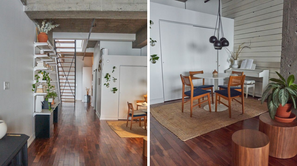 L'int\u00e9rieur du loft de Sacha Bourque.