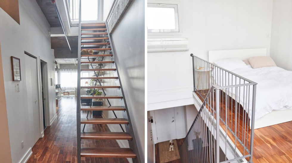 L'int\u00e9rieur du loft de Sacha Bourque.