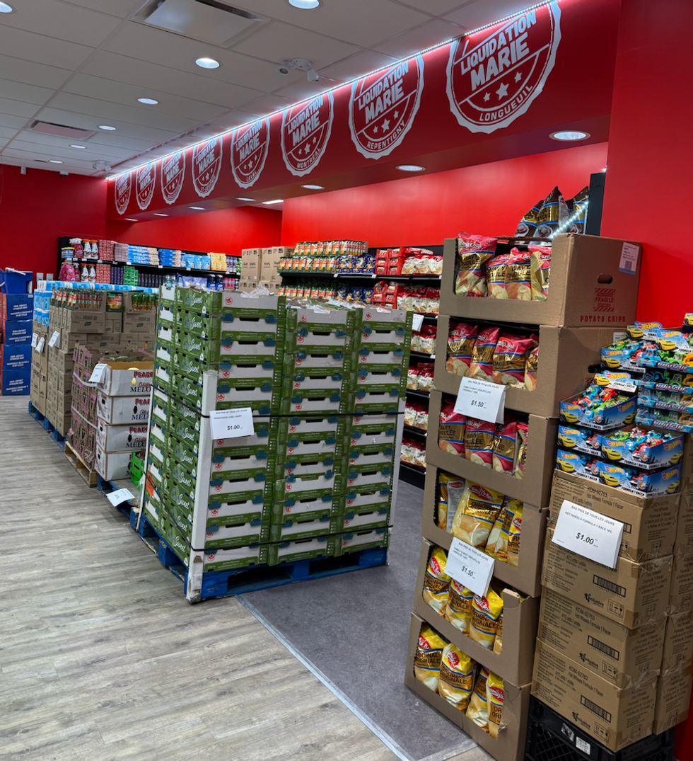 L'\u00e9picerie d'aubaines Liquidation Marie \u00e0 Laval.