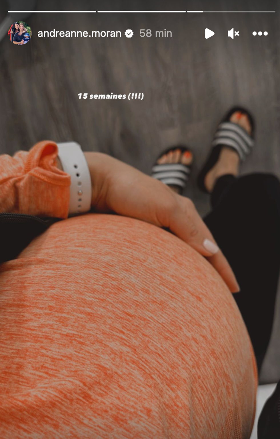 La bedaine d'Andr\u00e9anne.