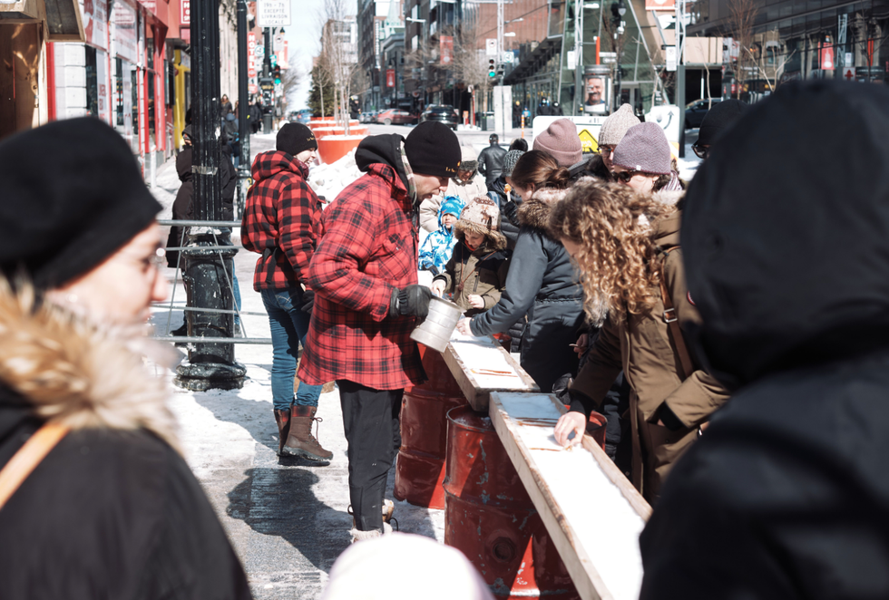 La cabane \u00e0 sucre de Tranquille \u00e0 l\u2018esplanade Tranquille, le sucrier urbain.