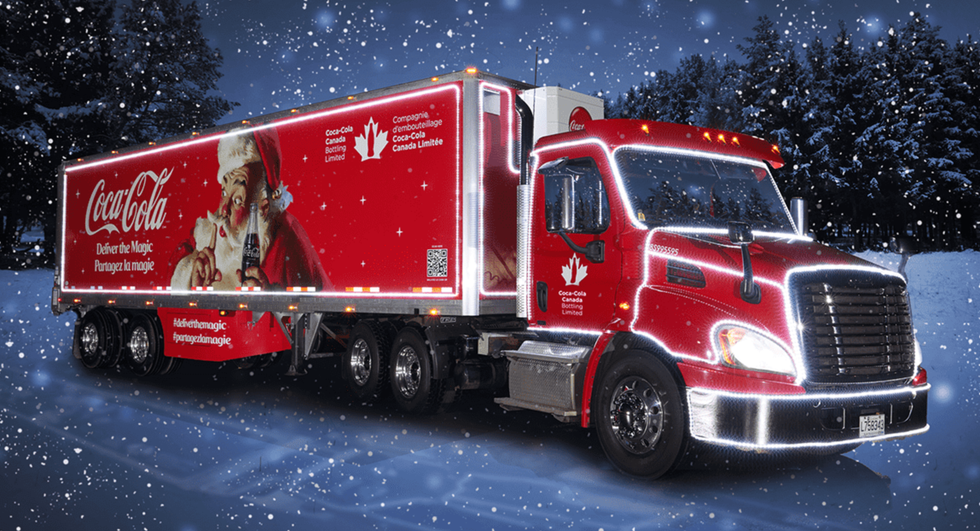 La caravane Coca-Cola.