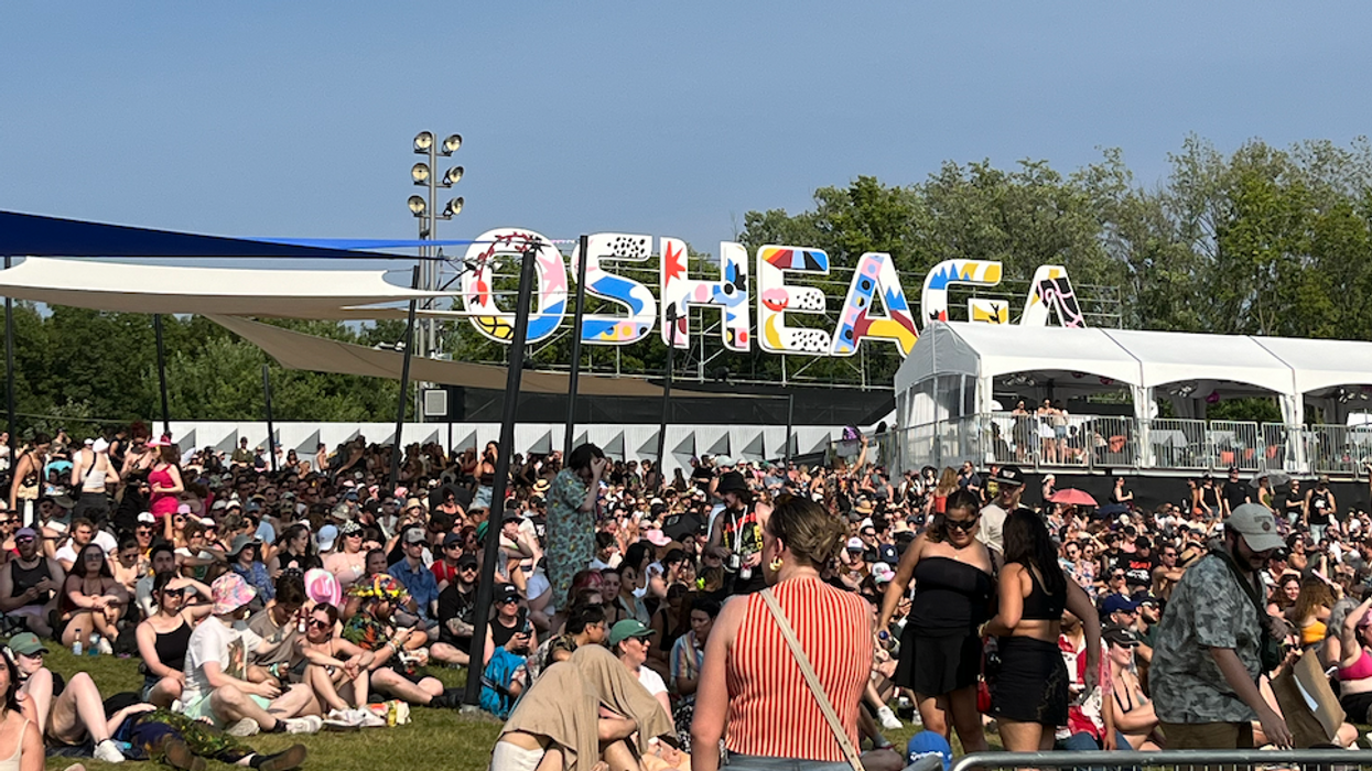 La colline du festival Osheaga.