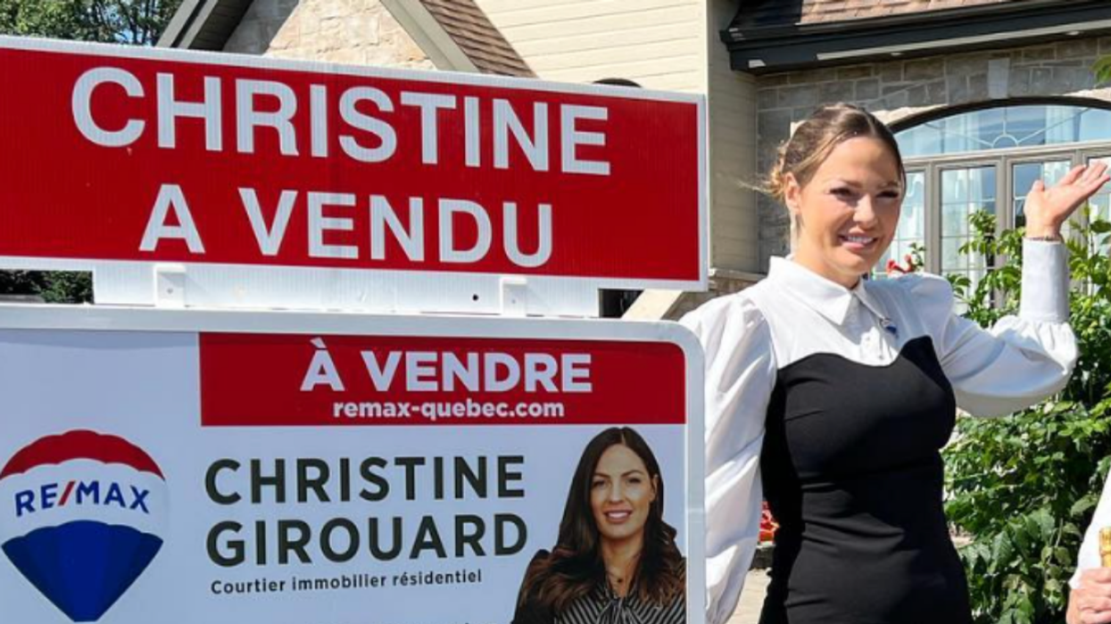 La courtière immobilière Christine Girouard.