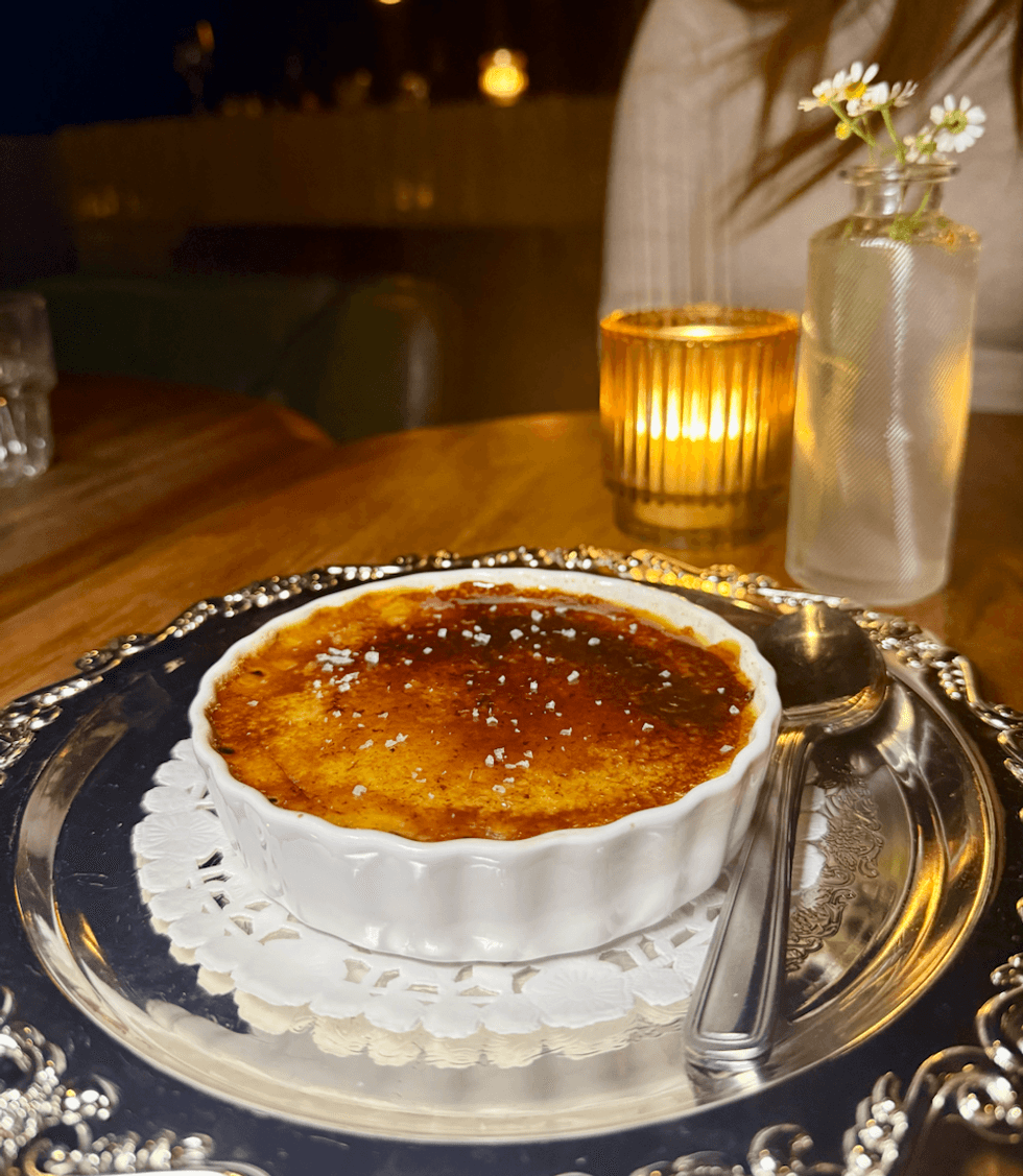 La cr\u00e8me br\u00fbl\u00e9e du Manners.