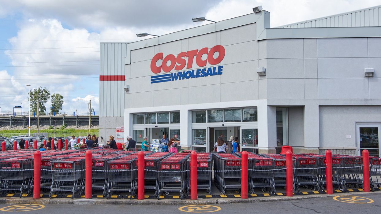 La devanture d'un Costco.