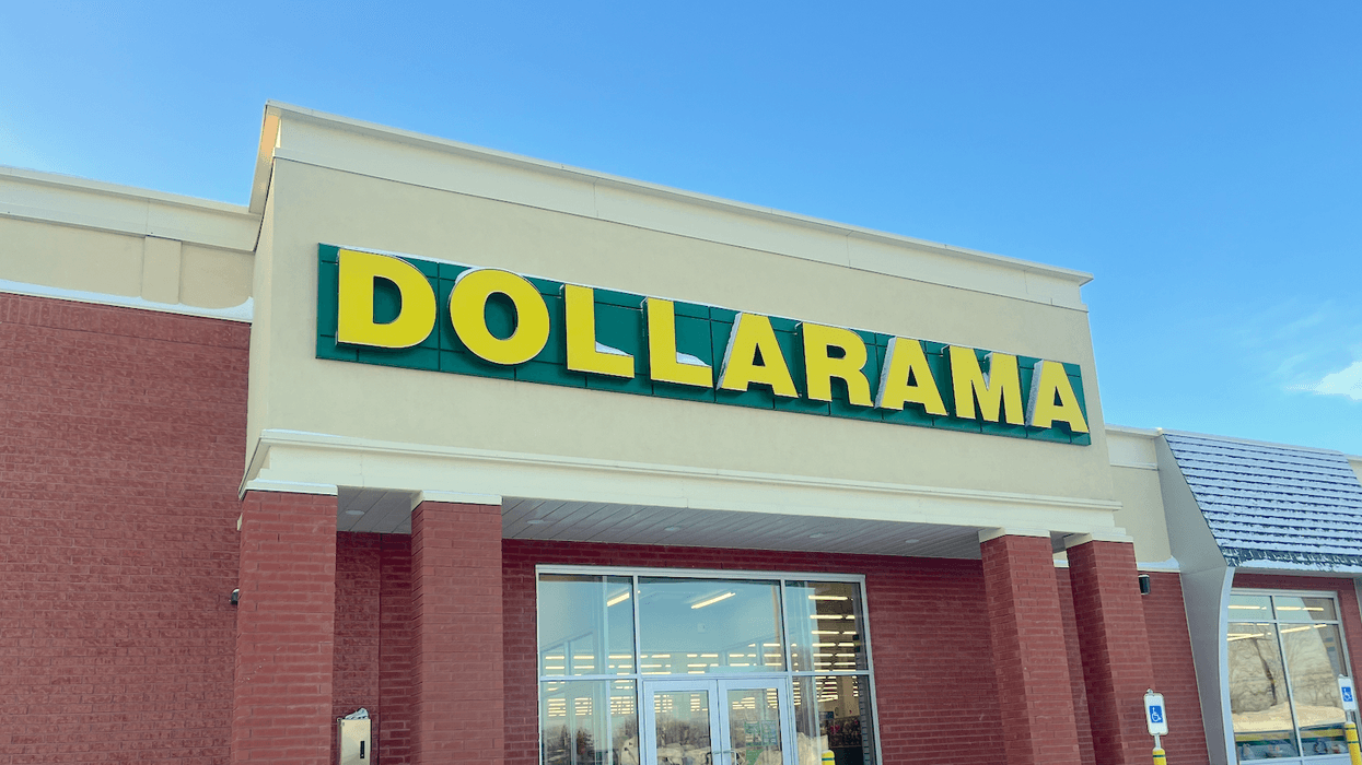 La devanture d'un Dollarama.