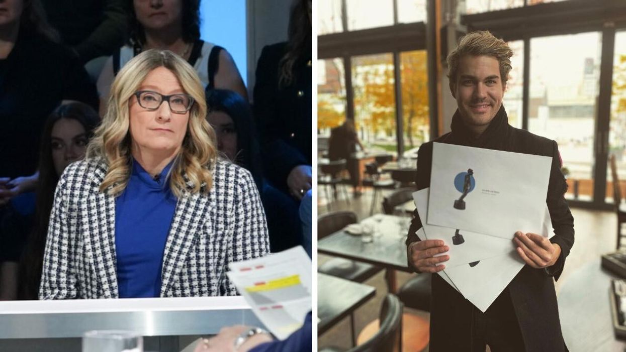 La directrice du CAVAC Montréal Jenny Charest. Droite : Julien Lacroix.