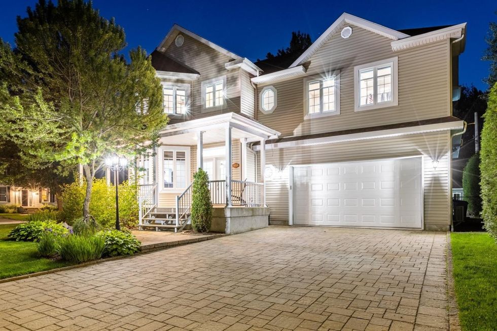 La fa\u00e7ade de la maison.