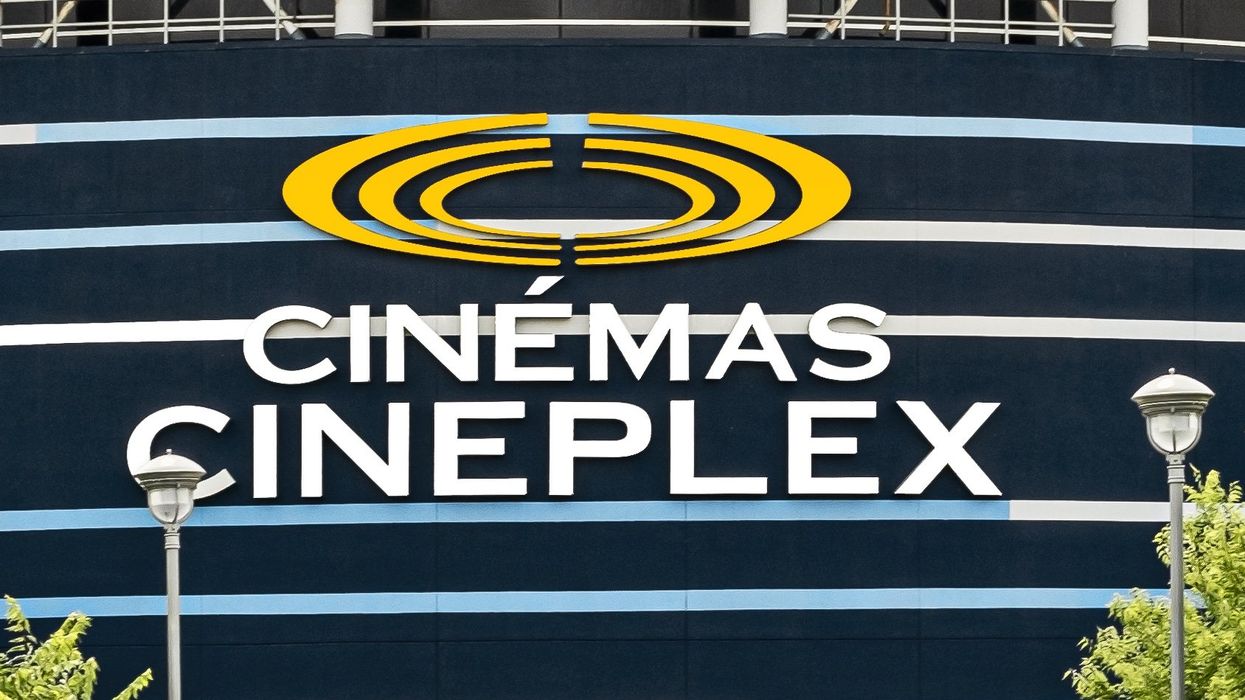 La façade d'un cinéma Cineplex.