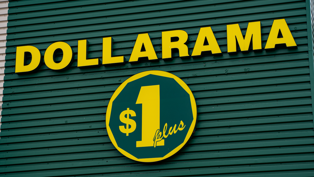 La façade d'un Dollarama.