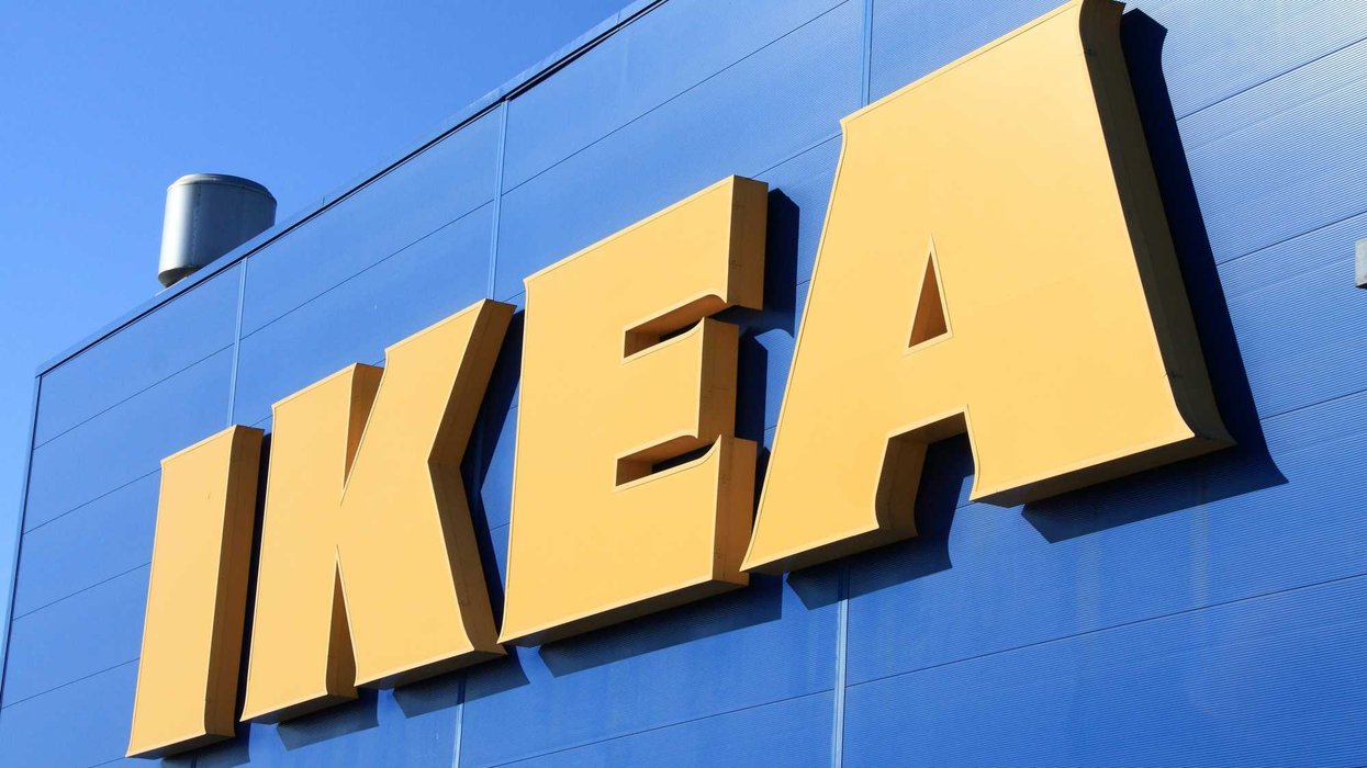 La façade d'un IKEA.