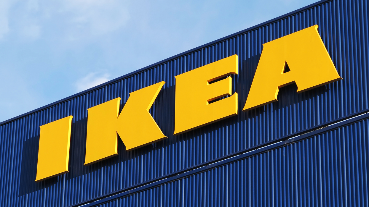 La façade d'un IKEA.