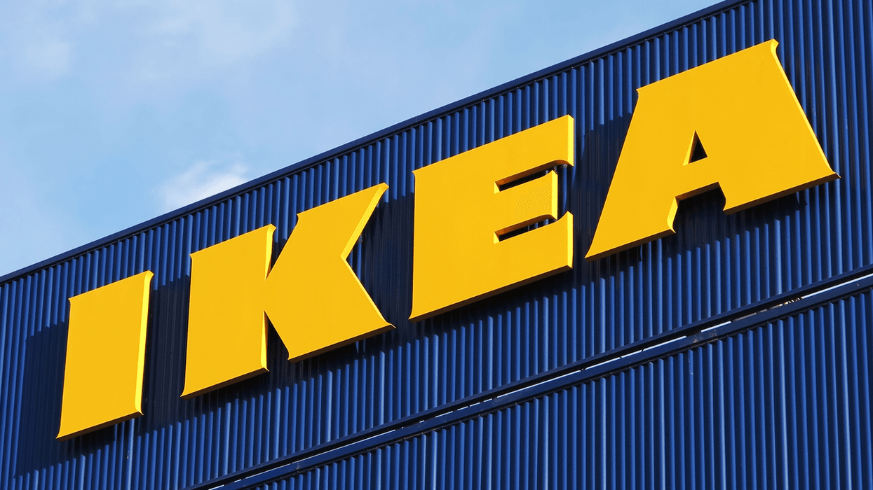 La façade d'un IKEA.