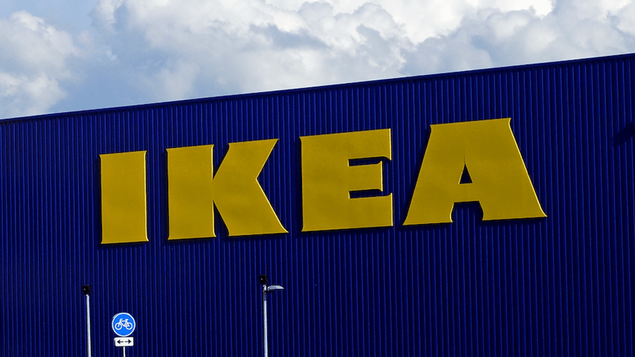 La façade d'un IKEA.
