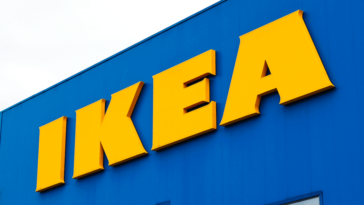 La façade d'un IKEA.