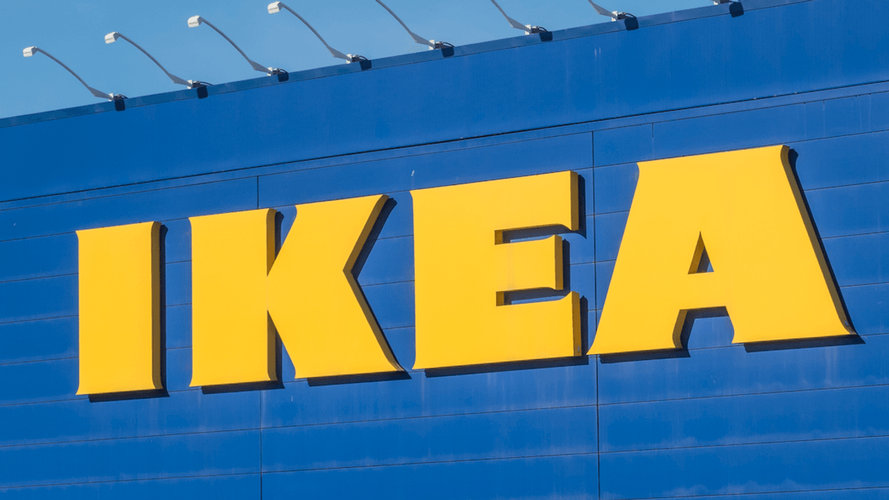 La façade d'un IKEA.