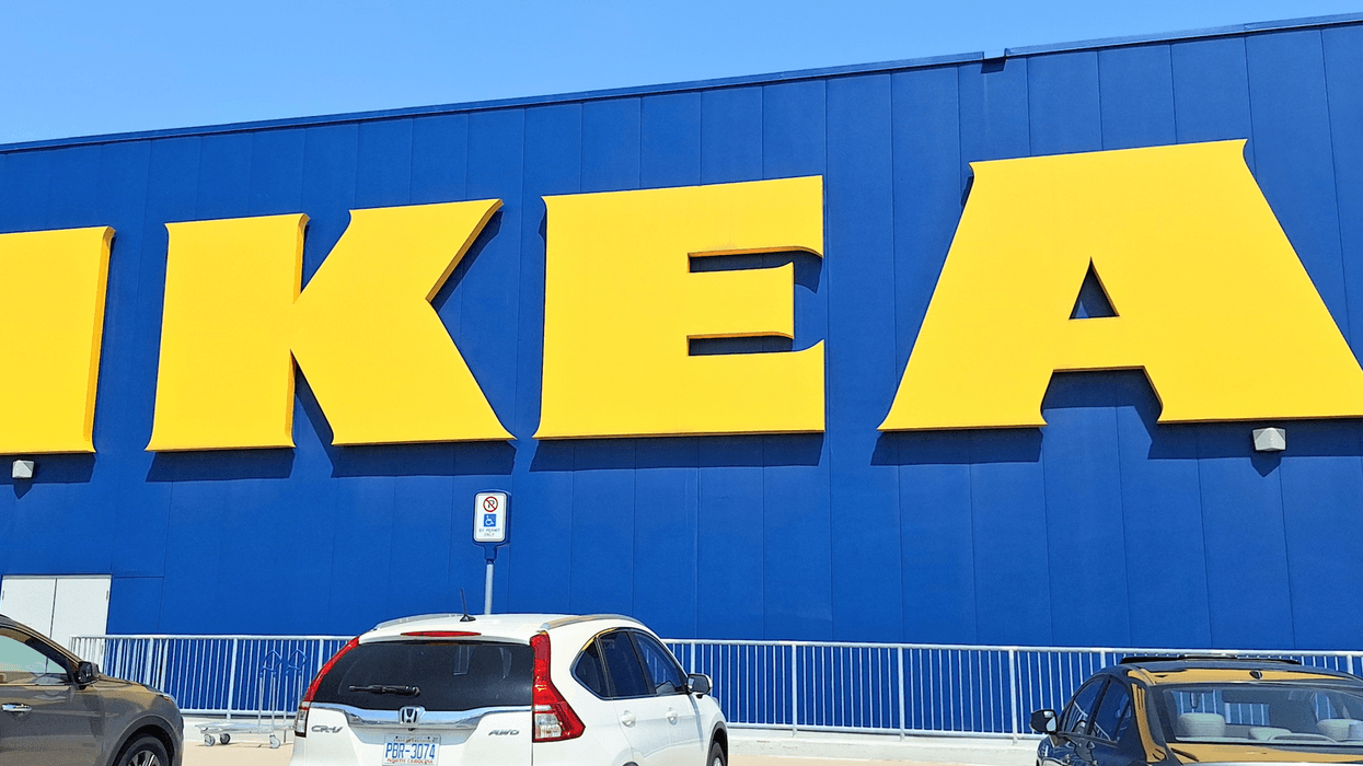 La façade d'un IKEA.