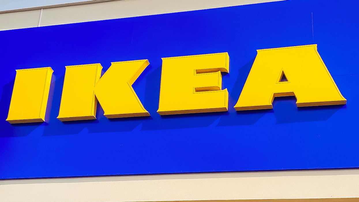 La façade d'un IKEA.