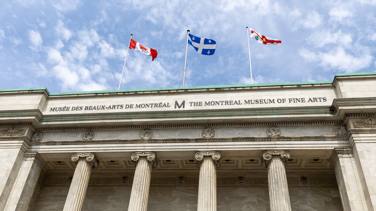 La facade du Musée des beaux-arts de Montréal.