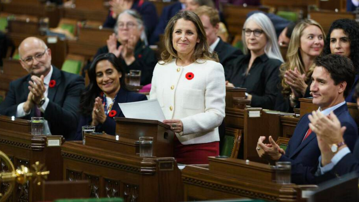 La ministre des Finances, Chrystia Freeland.