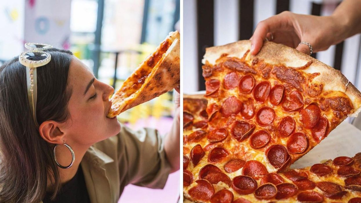 La pizza du Hang Time Pizza à Montréal.