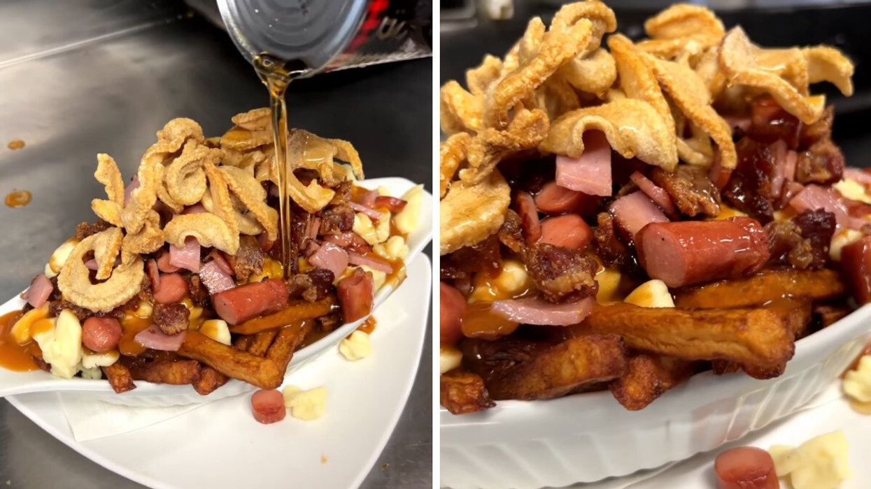 La poutine cabane à sucre du Resto Max-ime.