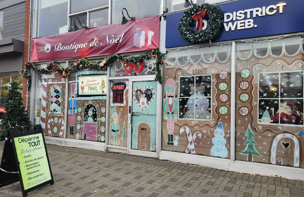 La ressourcerie D\u00e9panne-TOUT et sa boutique \u00e9ph\u00e9m\u00e8re de No\u00ebl.