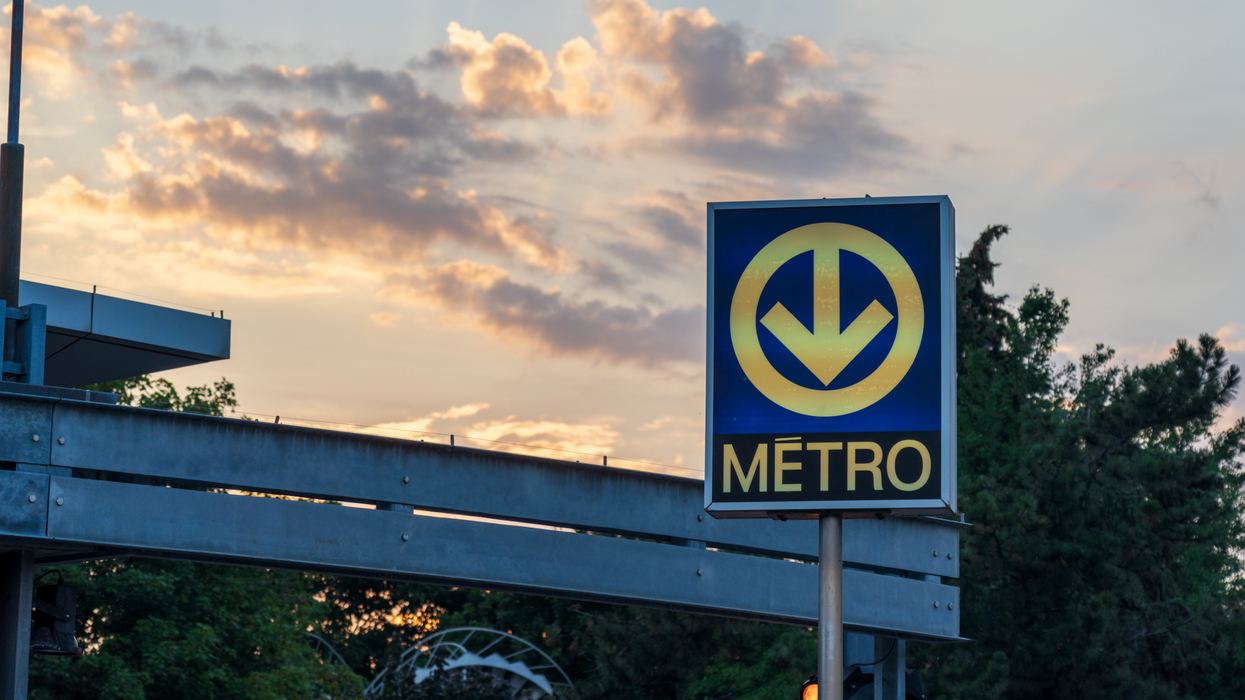 La station de métro Papineau à Montréal.