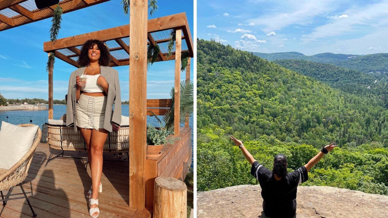 La Tropézienne. Droite : Parc Régional de Val-David - Val-Morin.