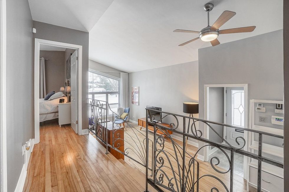 La vue du deuxi\u00e8me \u00e9tage.