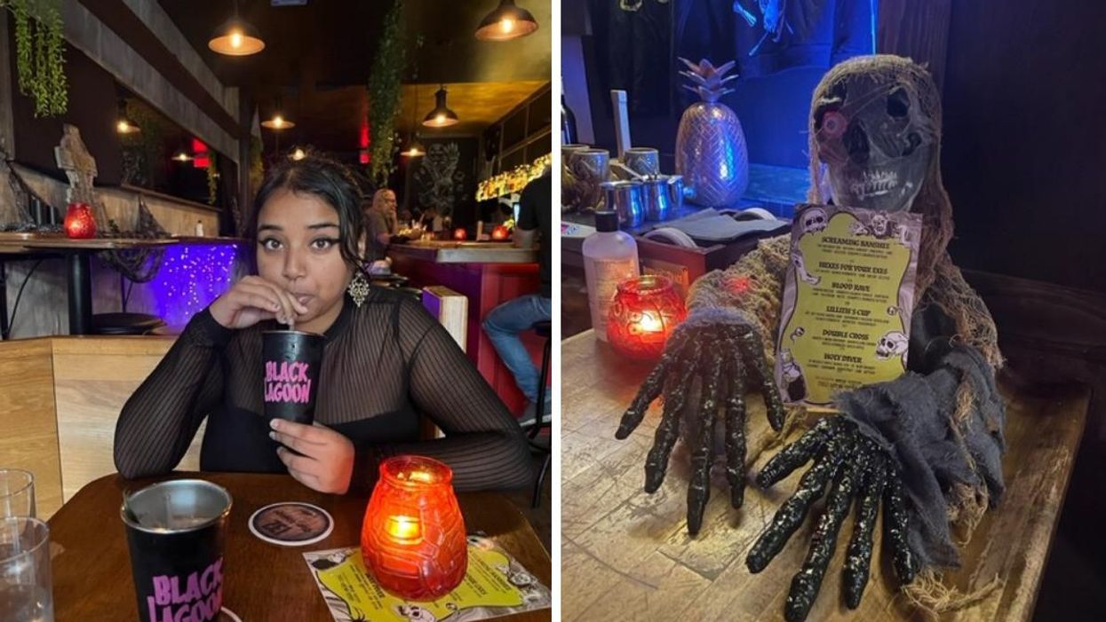 Le bar éphémère d'Halloween au 132 Bar Vintage à Montréal.