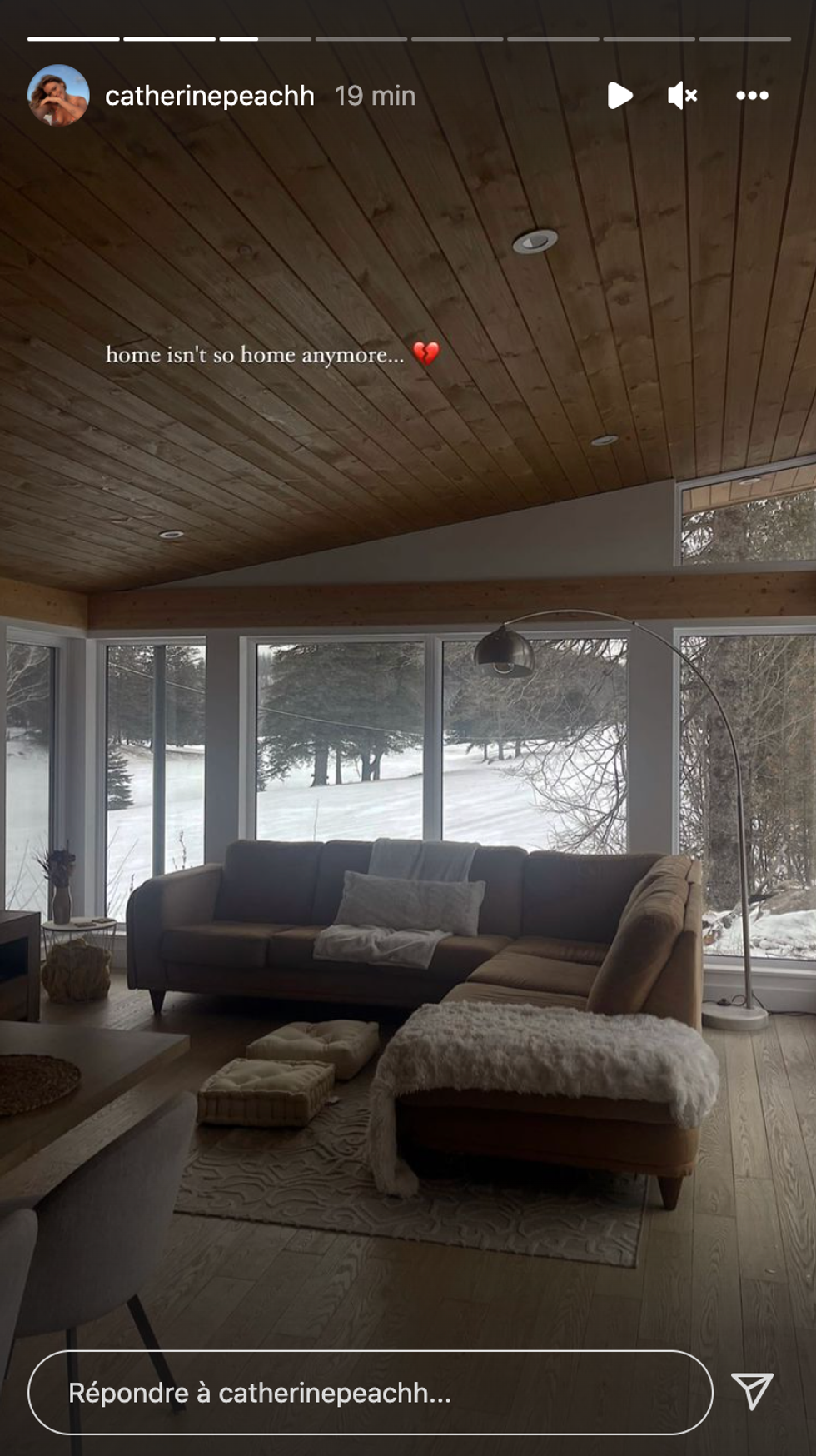 Le chalet d'Occupation Double remport\u00e9 par Catherine Peach Paquin.