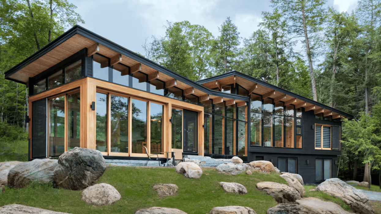 Le chalet de Heated Rivelry en Ontario.