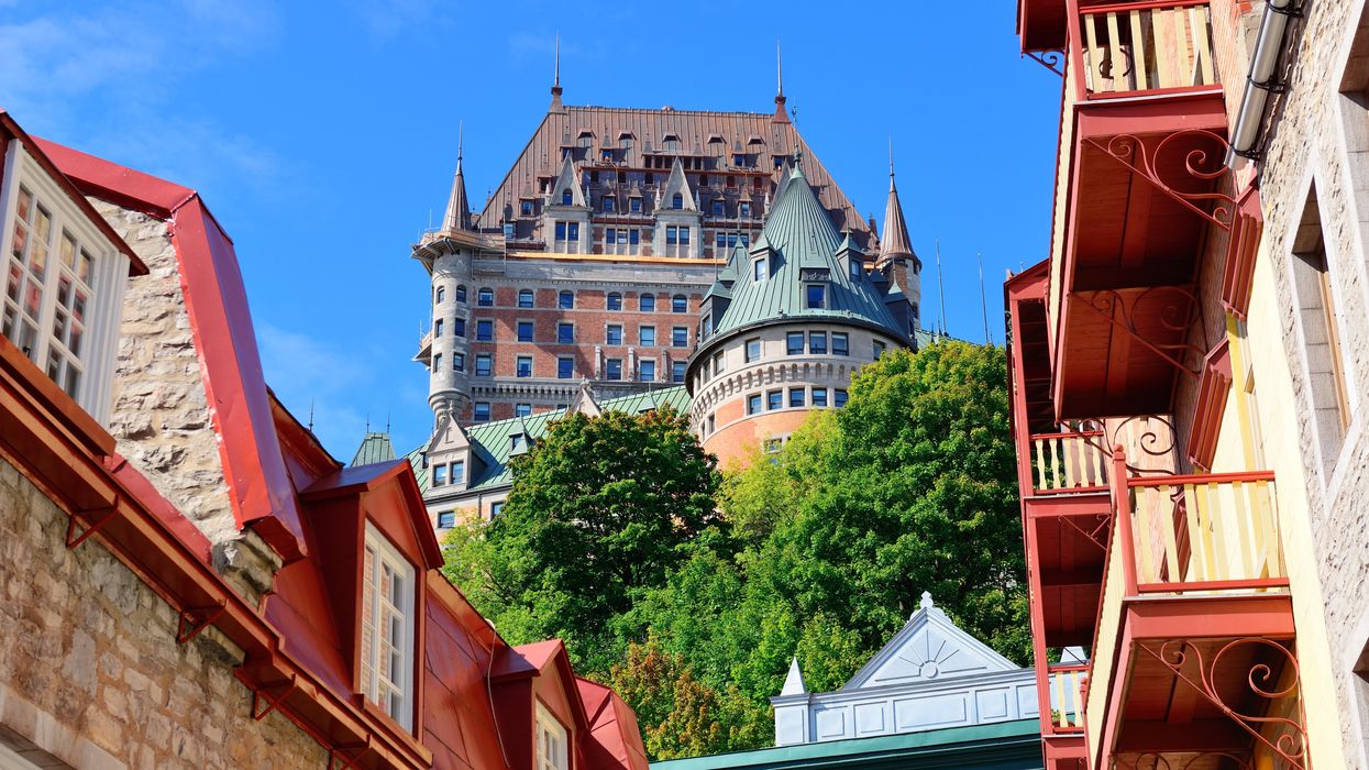 Le château Frontenac, à Québec.