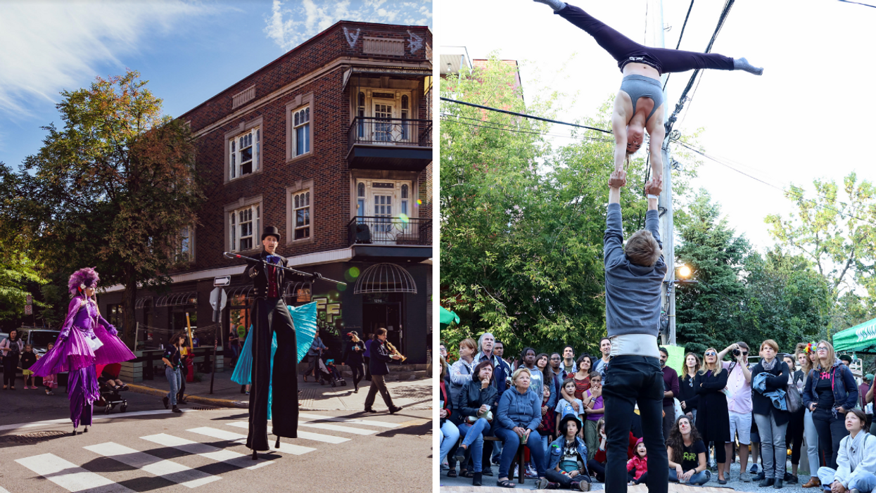 Le Festival des arts de ruelle.