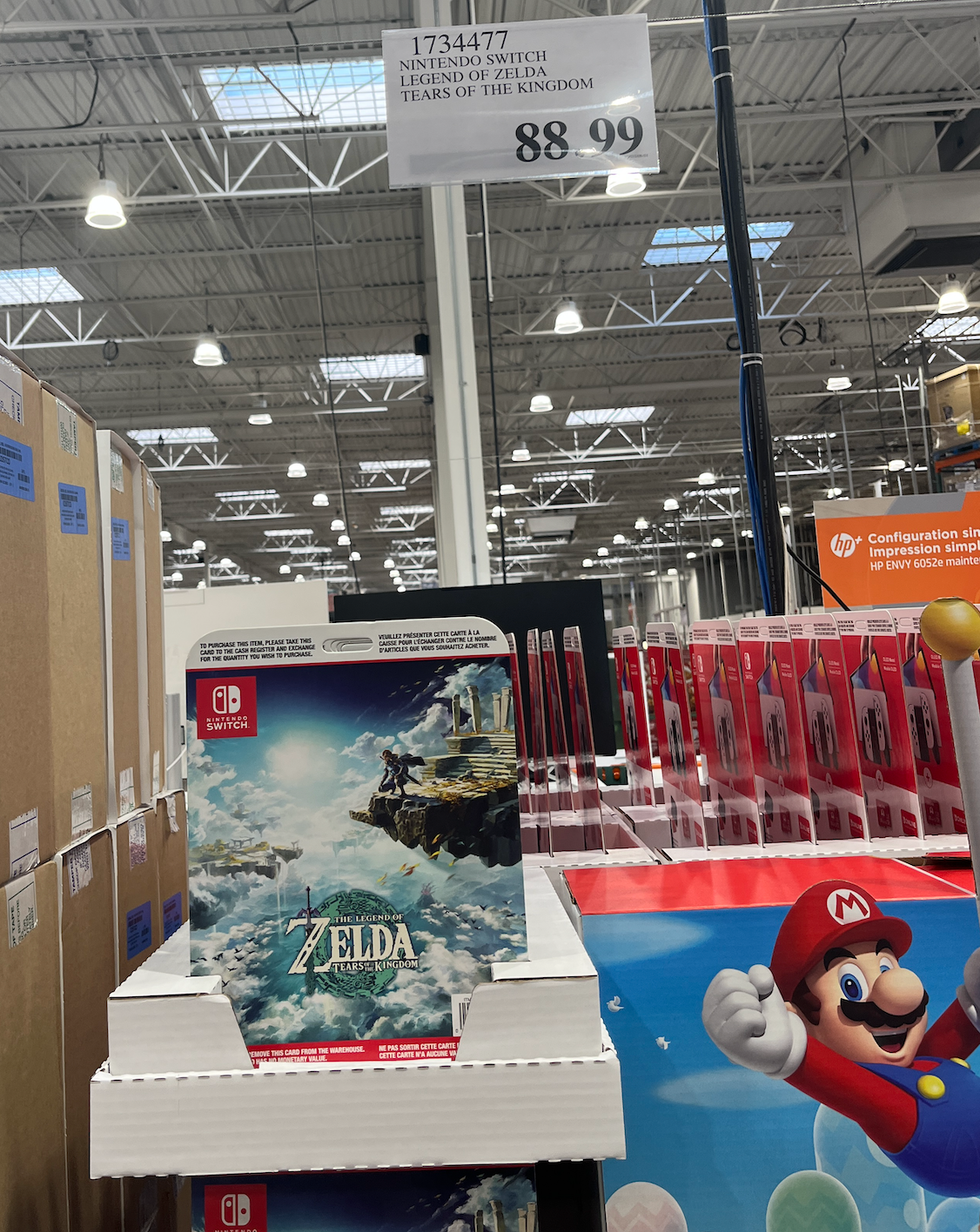 Le jeu de Zelda pour la Nintendo Switch.