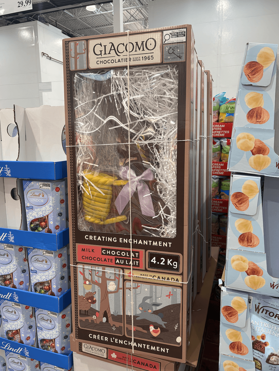 Le lapin en chocolat de 4,2 kg Giacomo.