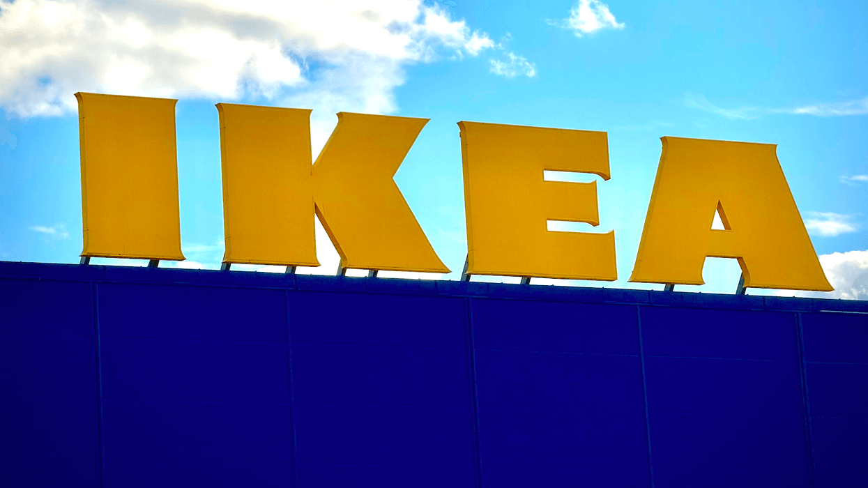 Le logo de IKEA.