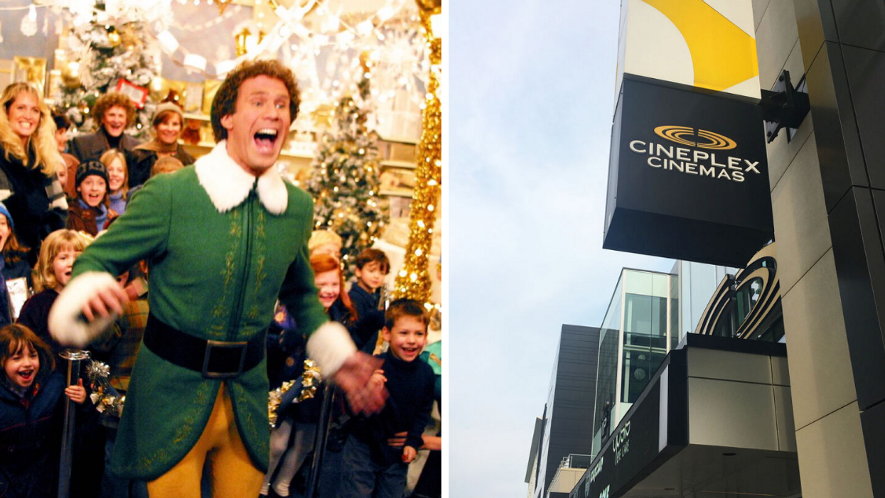 Le Lutin. Droite : Cinéma Cinéplex.
