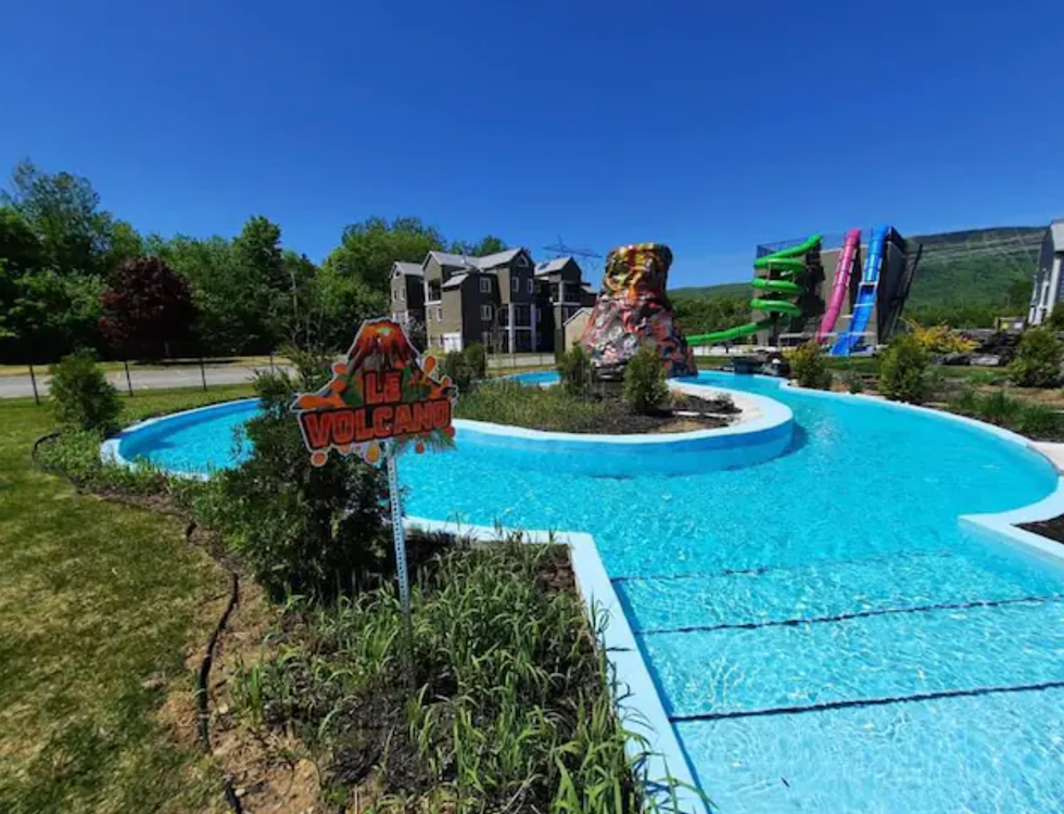 Le parc aquatique au condo.
