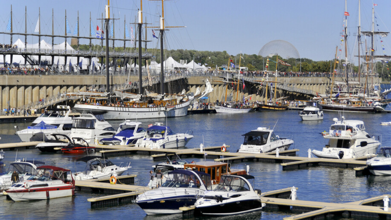 Le port de Montréal.