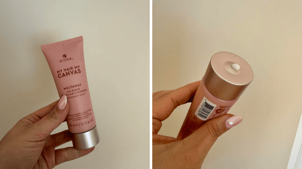 Le produit My hair My Canvas, Le produit My hair My Canvas afin de d\u00e9montrer la texture.