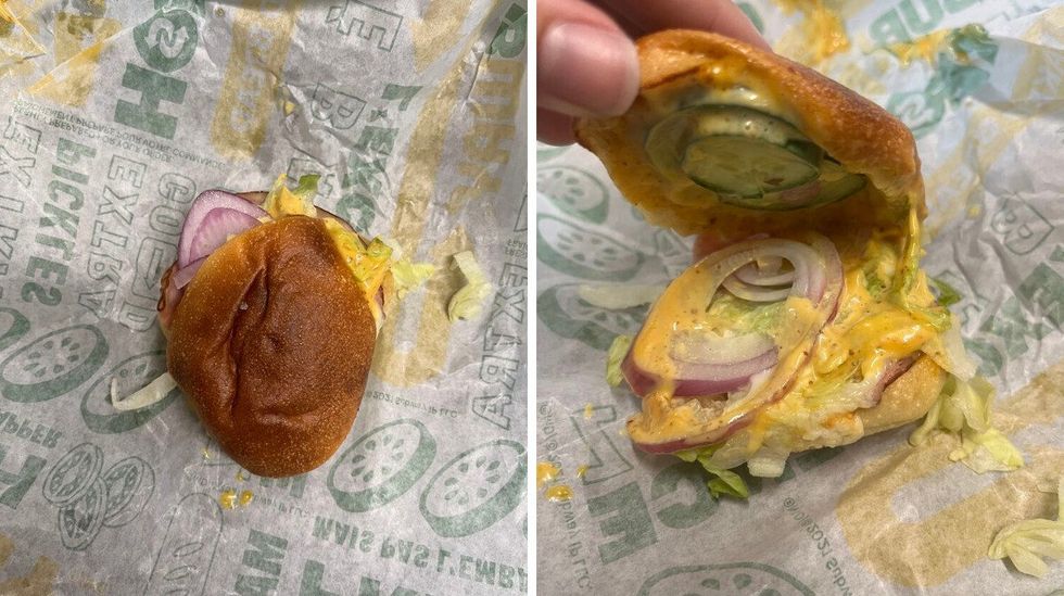 Le R\u00e9galo au jambon du Subway.