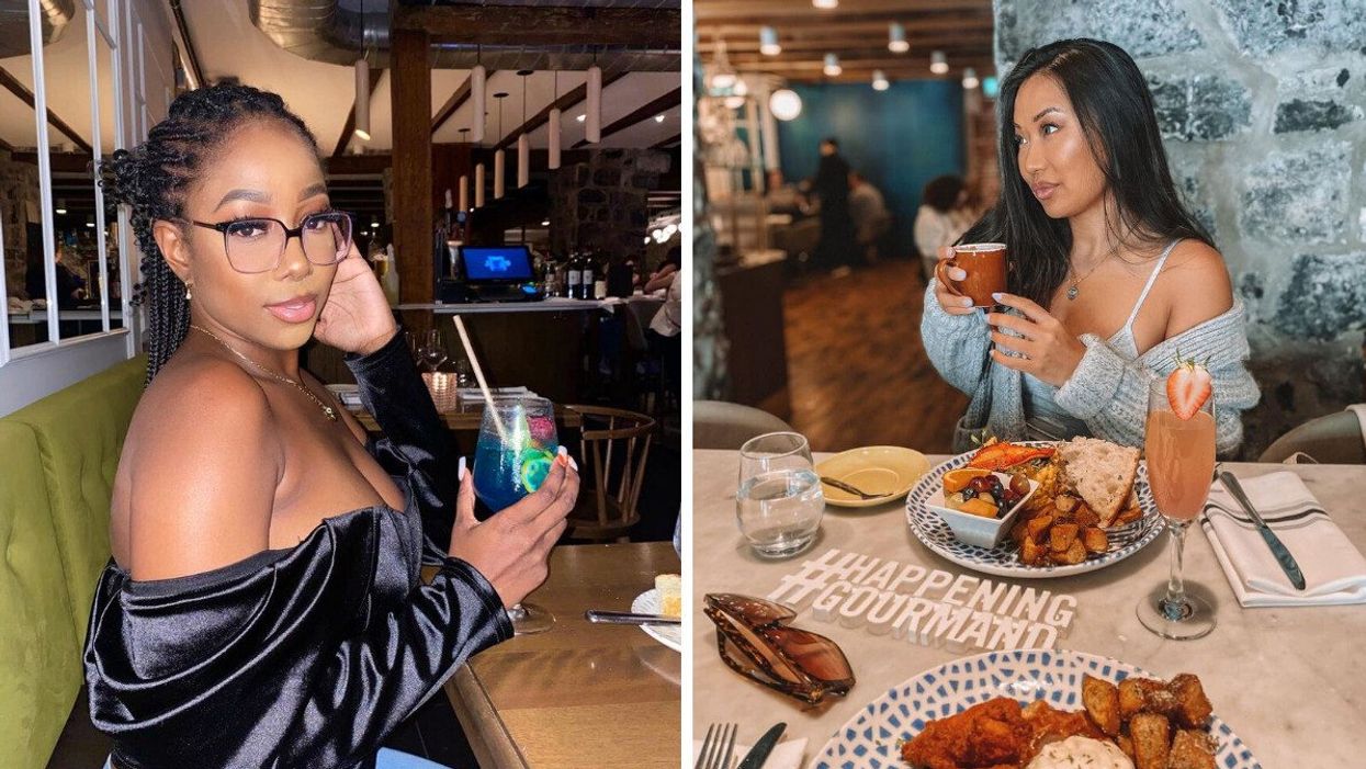 Le restaurant Jacopo à Montréal. Droite : L'Happening Gourmand à Montréal.