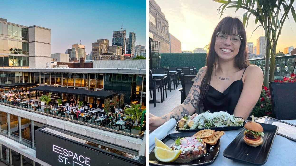 Le restaurant Marie-Louise à l'Espace St-Denis de Montréal.