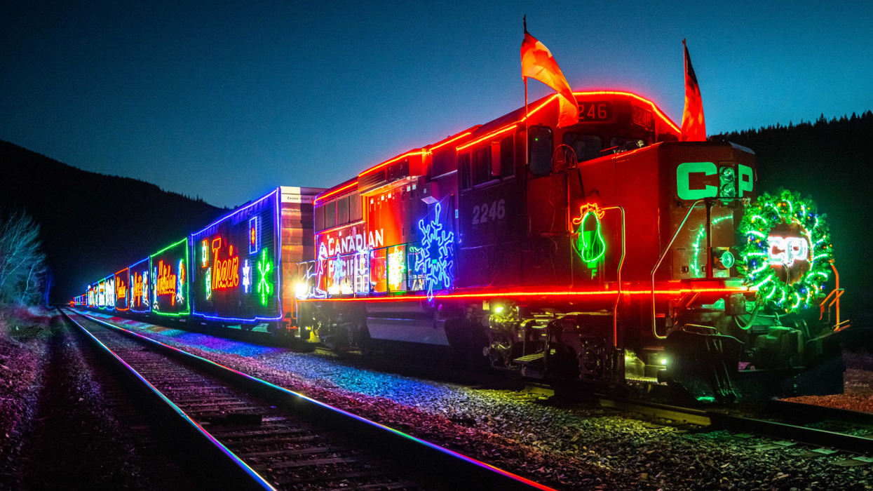 Le train de Noël du Canadian Pacifique.