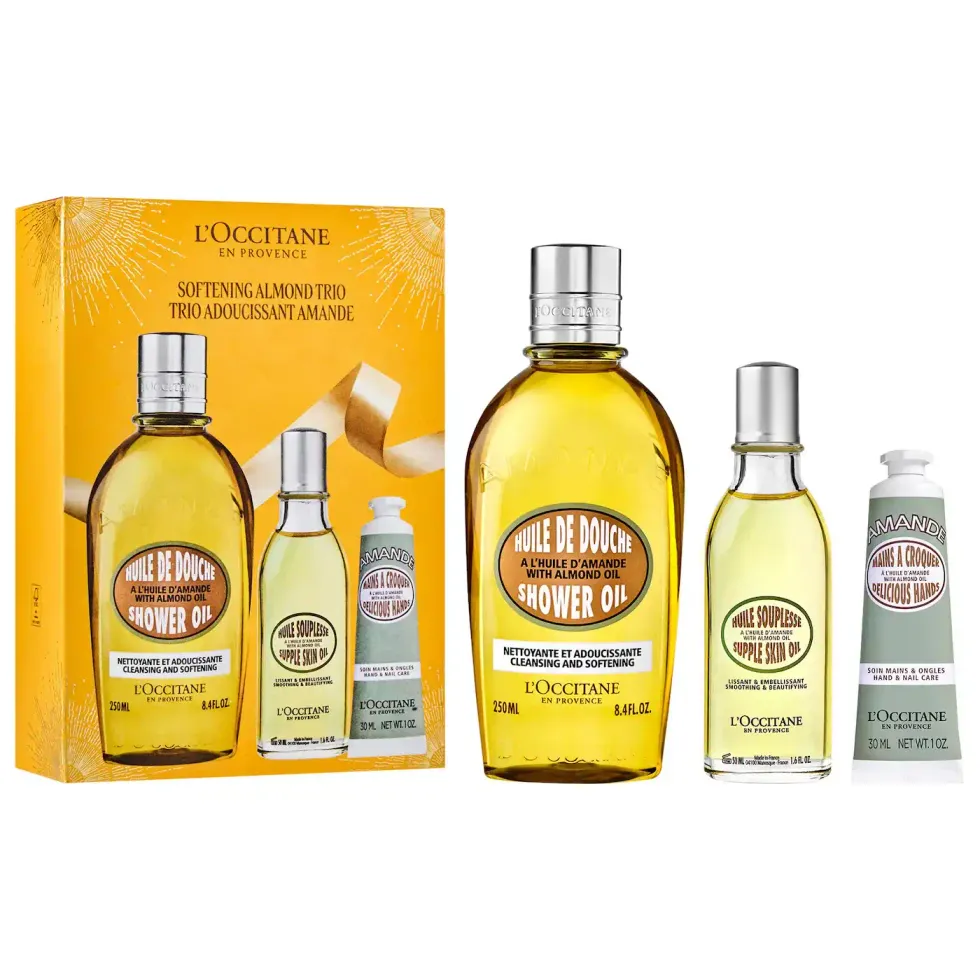 Le trio d\u2019amandes adoucissantes L'Occitane sur le site de Sephora.