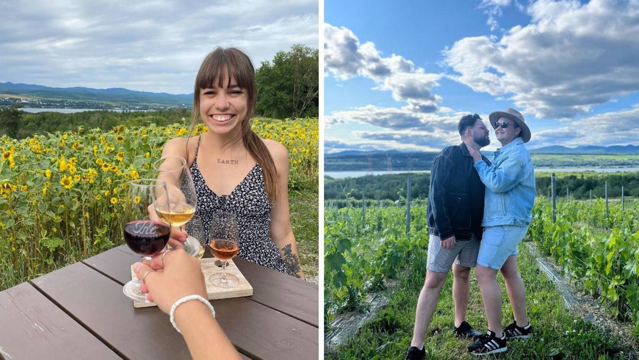 Le Vignoble Isle de Bacchus sur l'île d'Orléans.